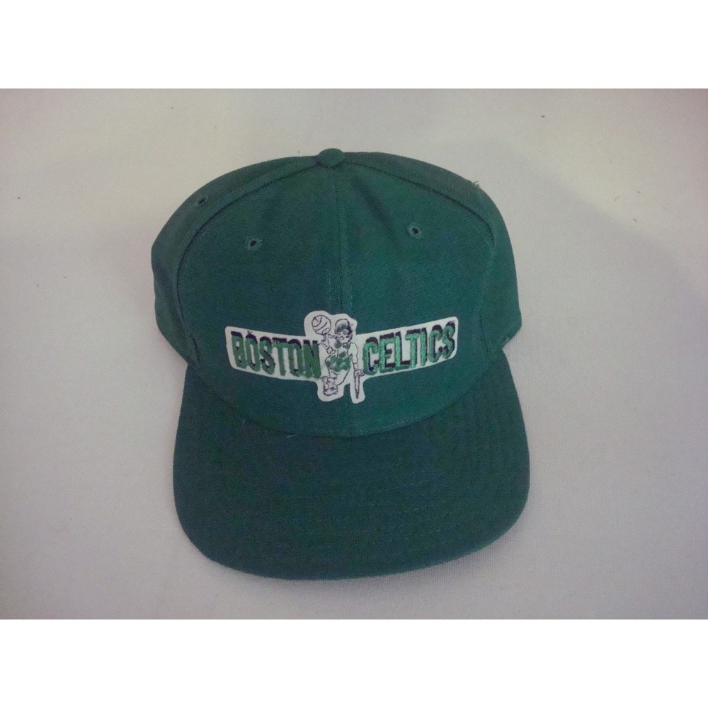BOSTON CELTICS NEW ERA USA MADE 90S SNAPBACK HAT CAP VINTAGE DEADSTOCK A1